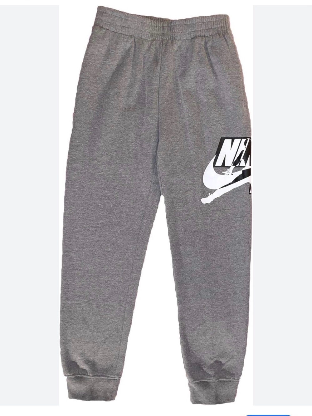 Nike Gray Jogger Sweatpants with White Logo